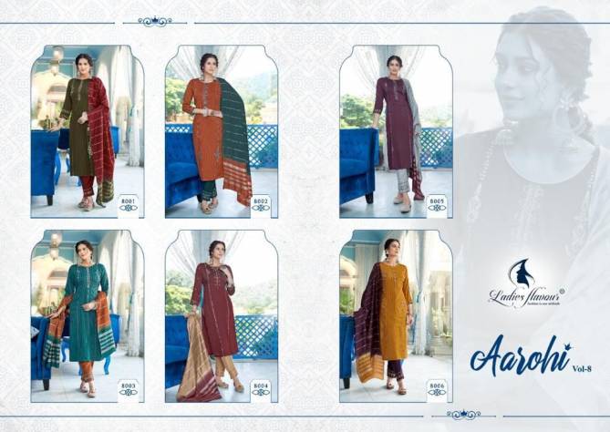 Aarohi 8 Fancy Ethnic Wear Wholesale Readymade Suit Catalog